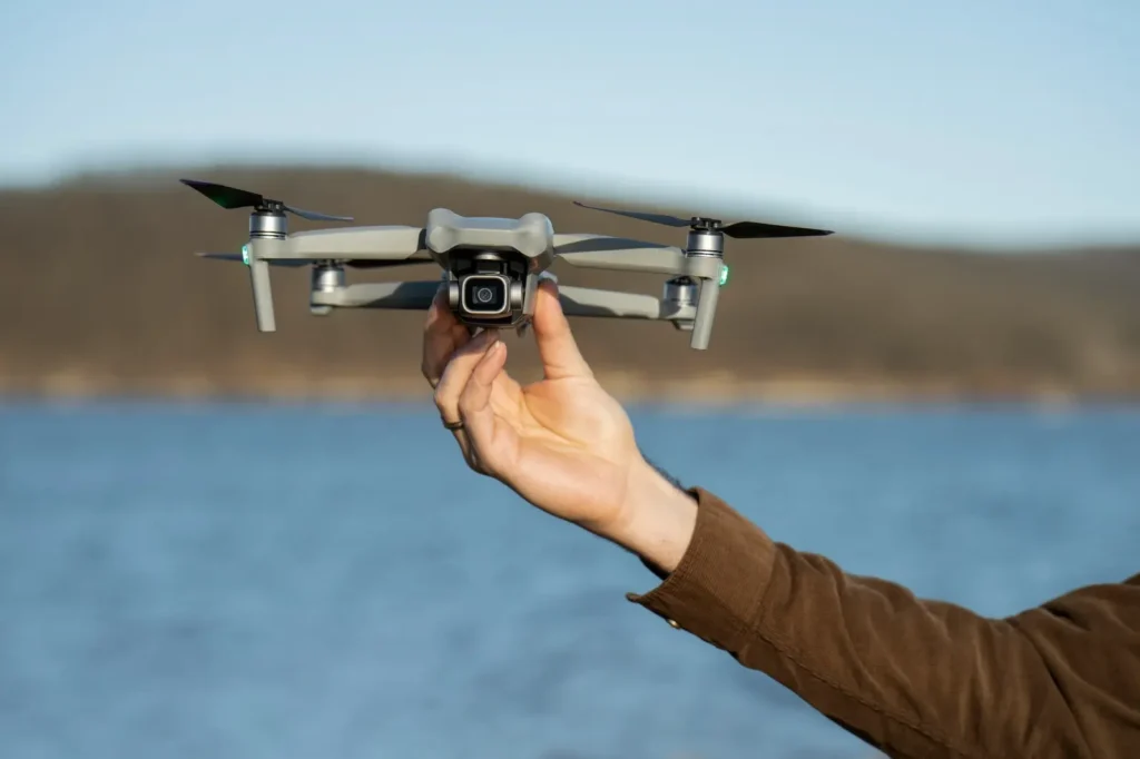 Producción de video con grabación con dron
