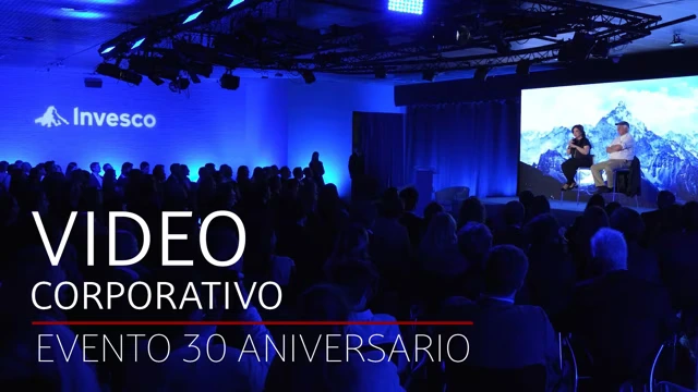 Vídeo corporativo del 30 aniversario de Invesco en Madrid