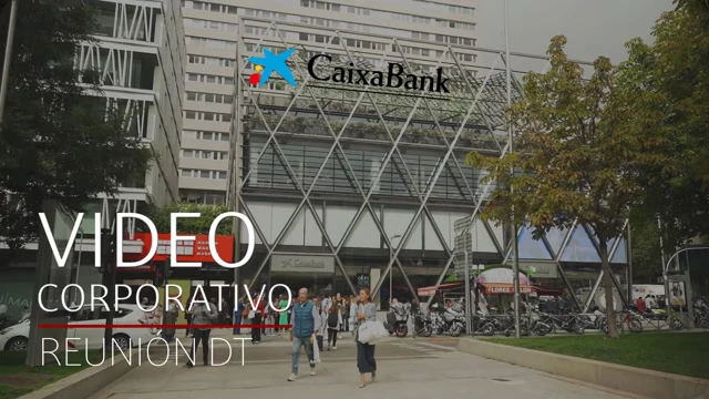 Vídeo corporativo para CaixaBank en Madrid