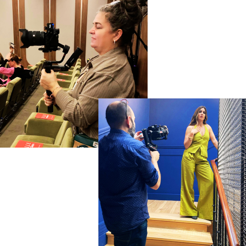 mario y vita, especialistas en video corporativo, cobertura de eventos y video podcast